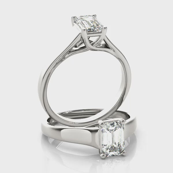 Henley 2CT Emerald Cut Diamond Engagement Ring